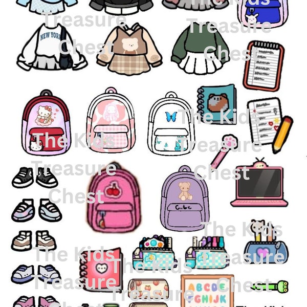 6 Toca Boca Hairs Etsy