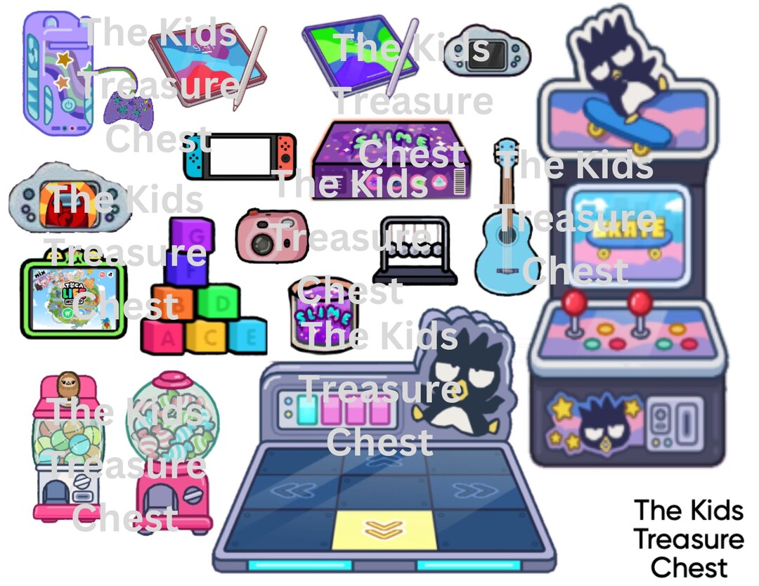 Inspired Toca Boca "game Night" Toys, Video Games, Electronics