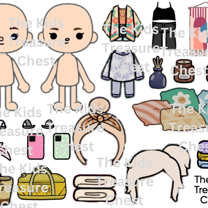 Toca boca kleidung - Etsy.de