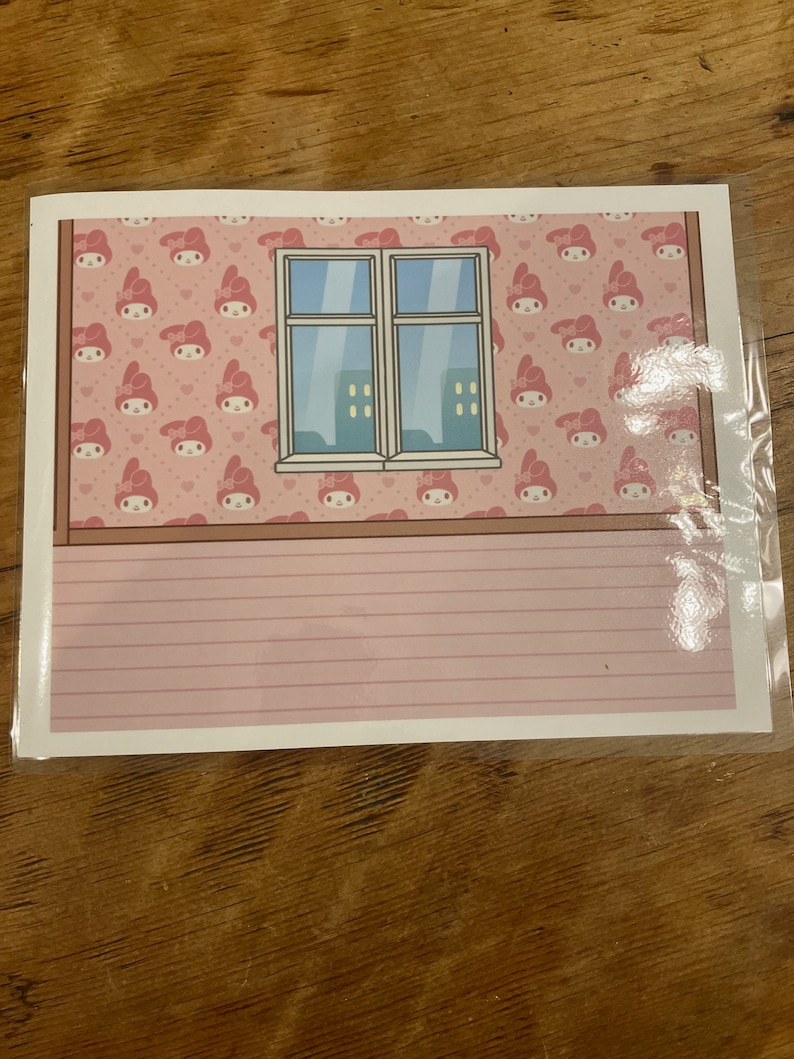 Inspired Toca Boca 2 Pages Paper Doll " Bedroom 1" Furniture ...