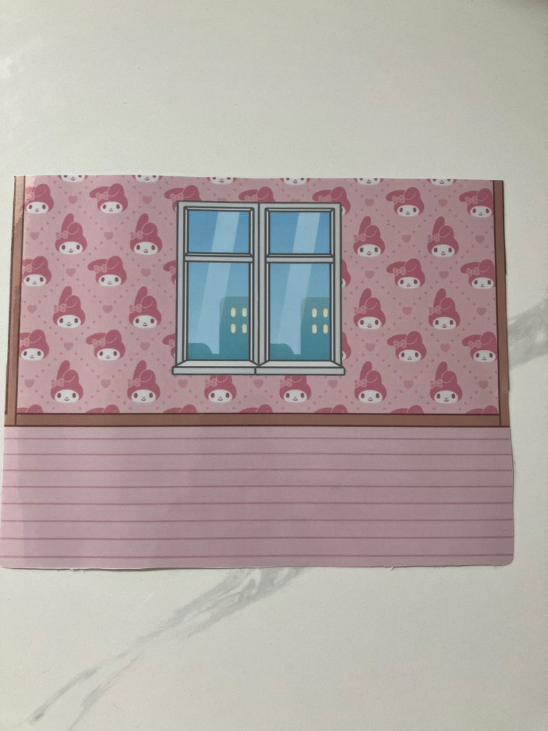 Toca Boca Paper Doll Bedroom 1 Furniture Background - Etsy