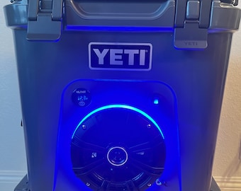 Fully FUNCTIONAL Custom YETI 24 Roadie Cooler with Bluetooth Speaker