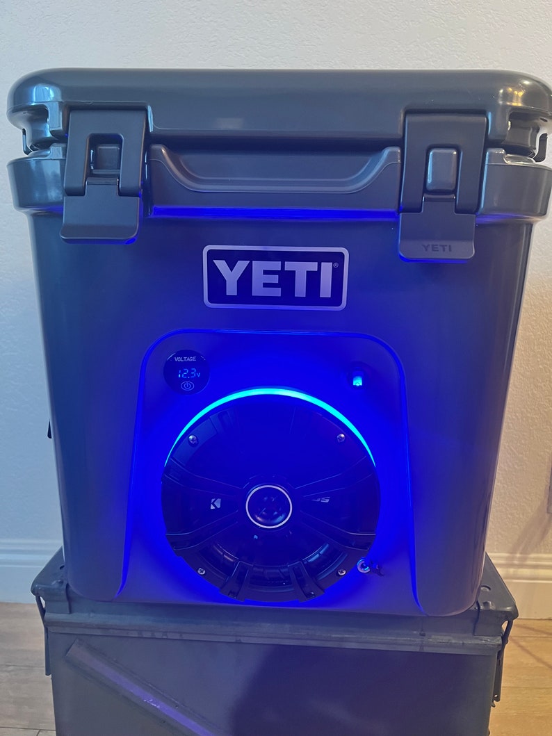 Fully FUNCTIONAL Custom YETI 24 Roadie Cooler With Bluetooth Speaker Etsy