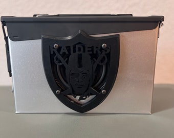 30Cal.  Raiders themed Ammo Can Bluetooth Speaker