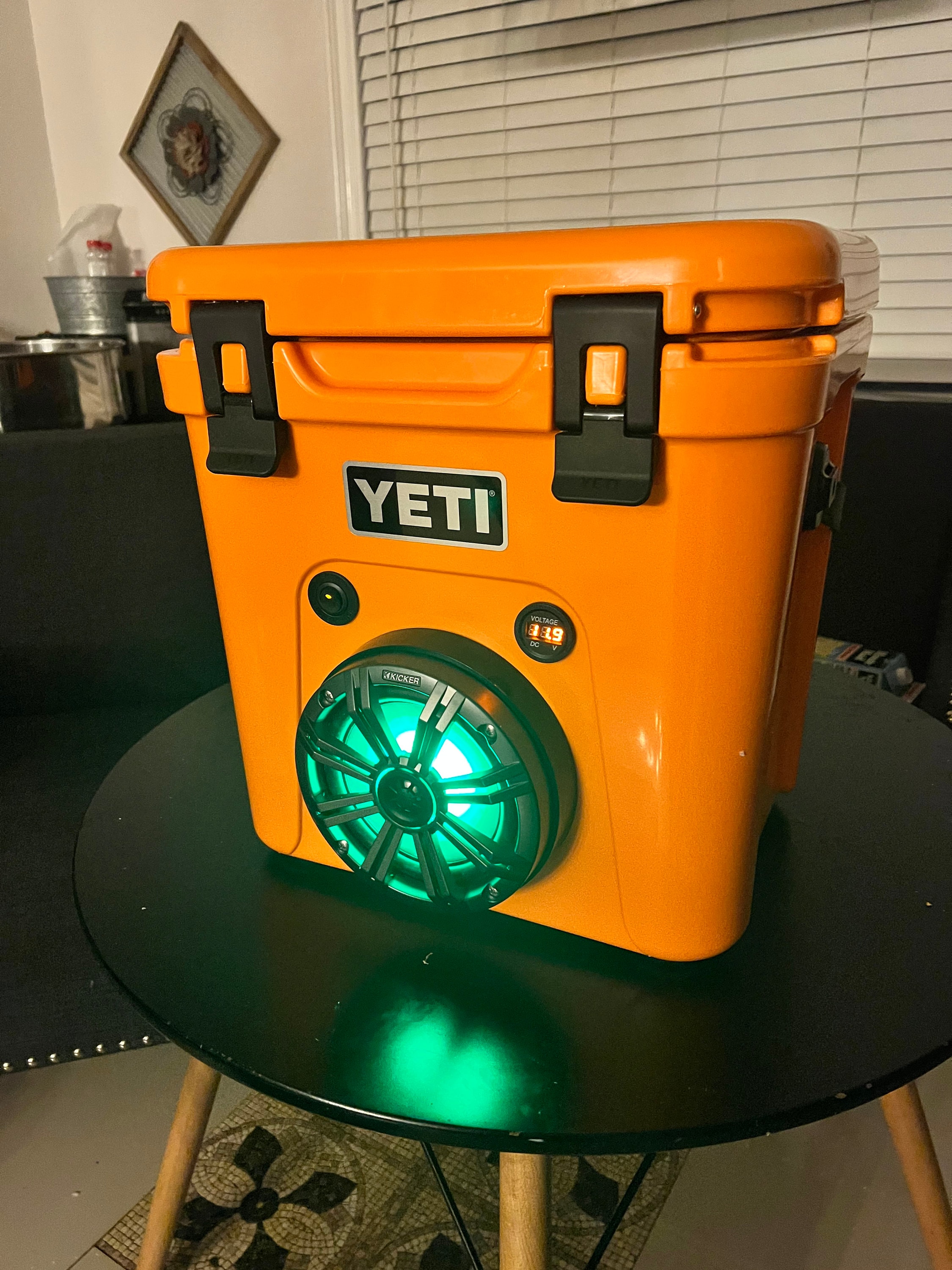 Fully FUNCTIONAL Custom YETI 24 Roadie Cooler With Bluetooth Speaker - Etsy