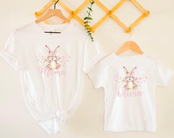 Some Bunny Birthday Shirt Bunny 1st Birthday Matching Family Shirts Some Bunny Is One Outfit Mommy and Me Shirt Family Easter Party