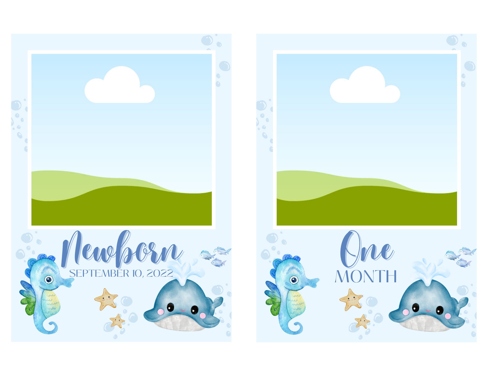 WeBenison "Oneder The Sea" Banner – Meerjungfrau Thema, Rosa Glitzer, Für 1. Geburtstag & Babyparty