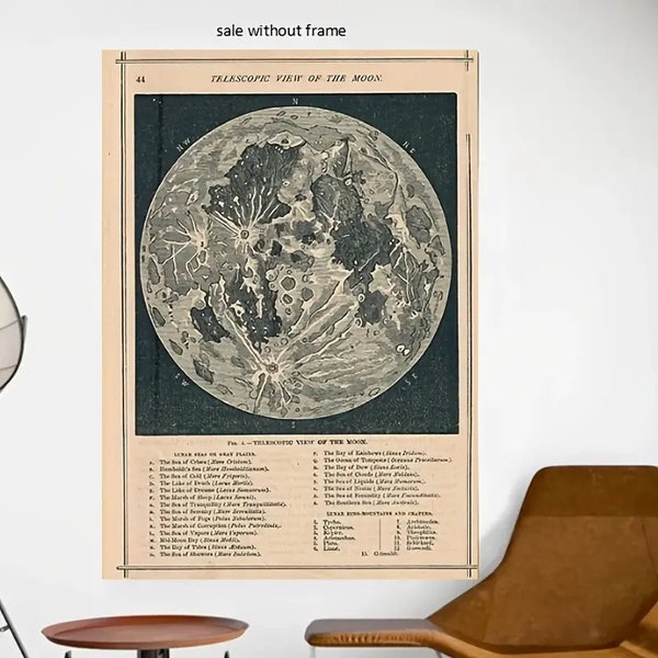 Moon Map - Etsy