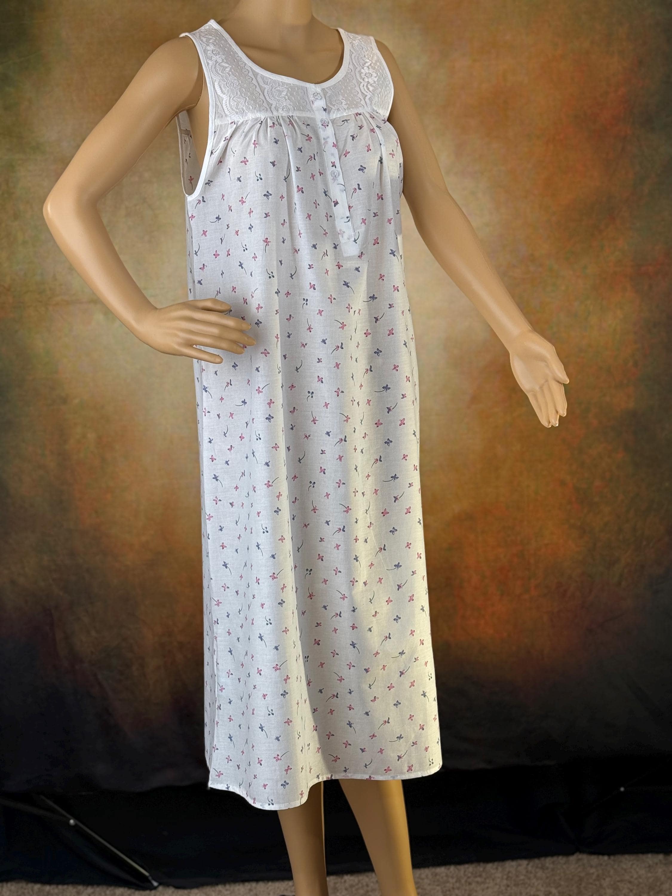 white christmas dresses 2020 New Sleeveless Women's Nightgown Sexy Sleepwear Cotton Night Dres –  Global Fashions GC main image 0