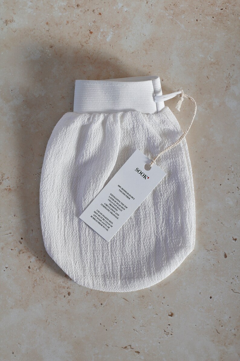 Exfoliating Glove Mitt Body Scrub for Bath Shower Spa Hand Exfoliator