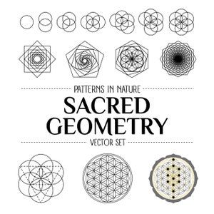 Sacred Geometry Symbols Vector Set