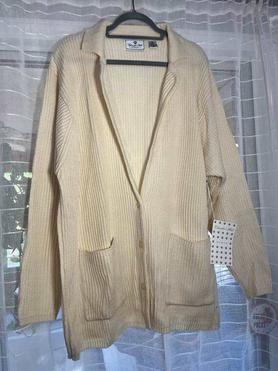 Chandler Hill Cream Cardigan *Vintage* - image 2