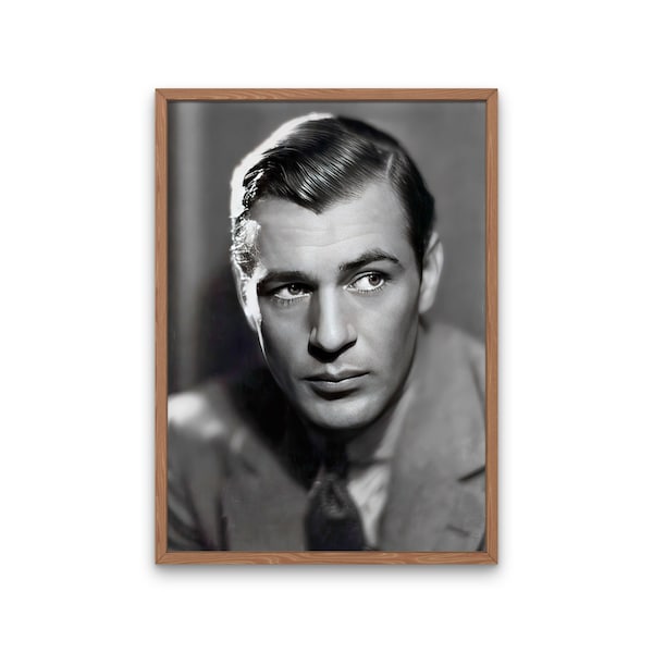 Gary Cooper - Portrait Foto aus dem 1930er Jahren, Vintage Foto, sw. -  500701