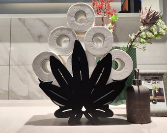 Leaf Toilet Paper Holder，Toilet paper storage，Freestanding Bathroom Tissue Storage