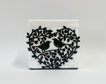 Bird napkin holder restaurant napkin holder wrought iron restaurant decoration