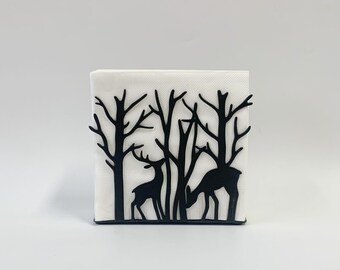 Deer napkin holder, restaurant napkin holder, iron restaurant decoration