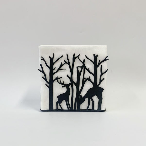 Deer napkin holder, restaurant napkin holder, iron restaurant decoration