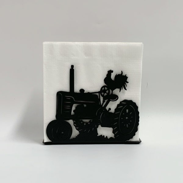 Tractor napkin holder, restaurant napkin holder, iron restaurant decoration