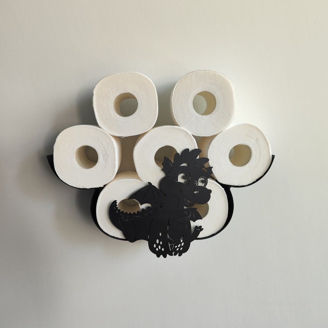 Dragon Toilet Paper Holder Toilet Paper Organizer Wall Etsy
