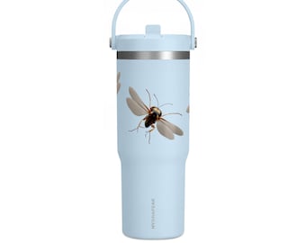 Wasp Illustration Tumbler | 32oz Nomad Travel Mug