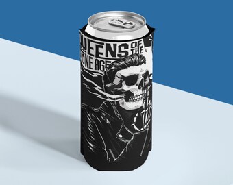 Stone Coolers & Refreshing Brews: QOTSA Can Insulators for Music and Fun Slim Can Cooler