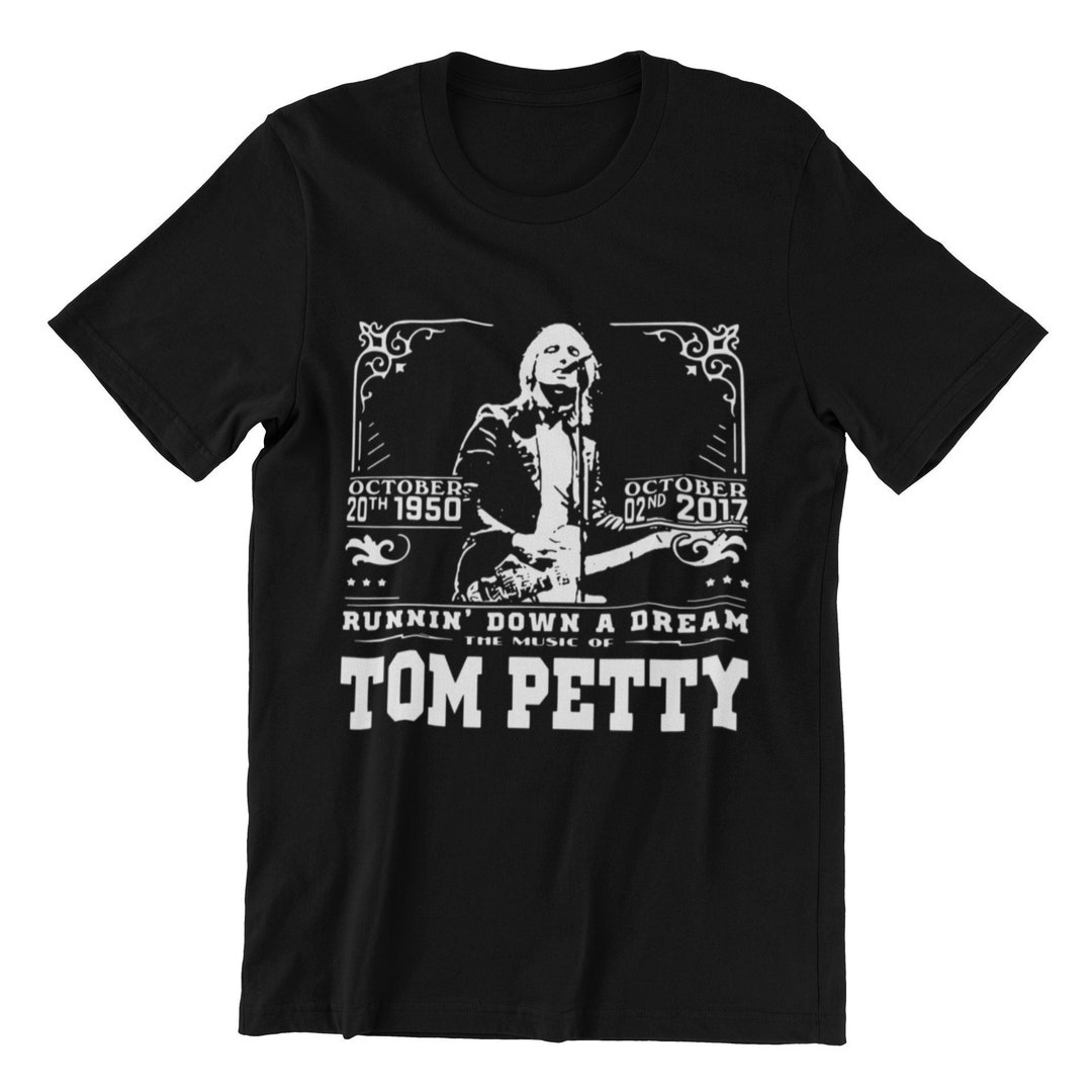 Tom Petty Tshirt, Tom Petty Poster Shirt, Tom Petty Graphic Art Tee