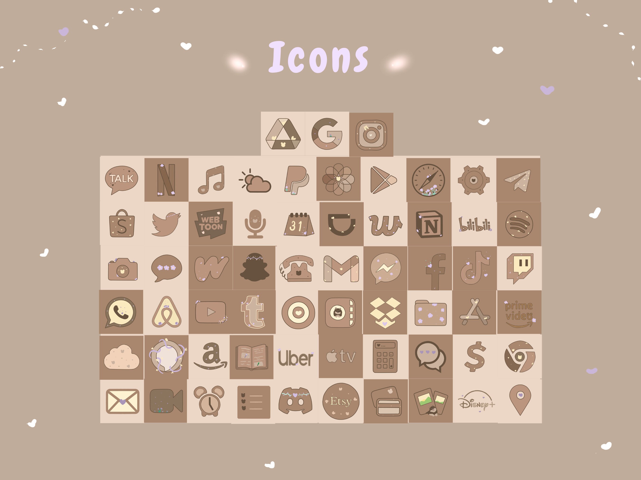Little Bear App Icon Set Cozy Icon Pack for Ios Android Wallpapers and ...