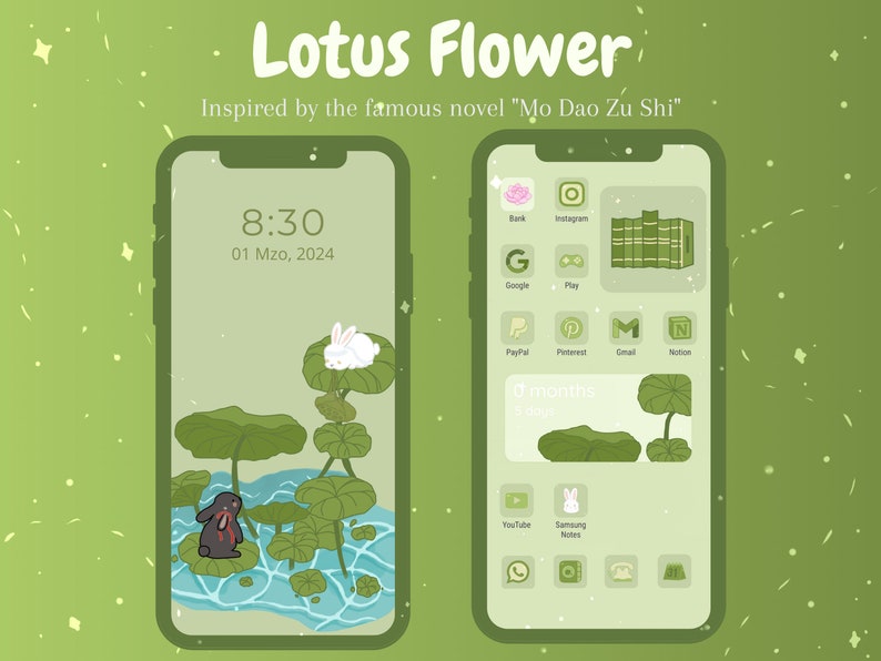 Lotus Flower App Icon Set | Icon Pack for Ios Android | Wallpaper and ...