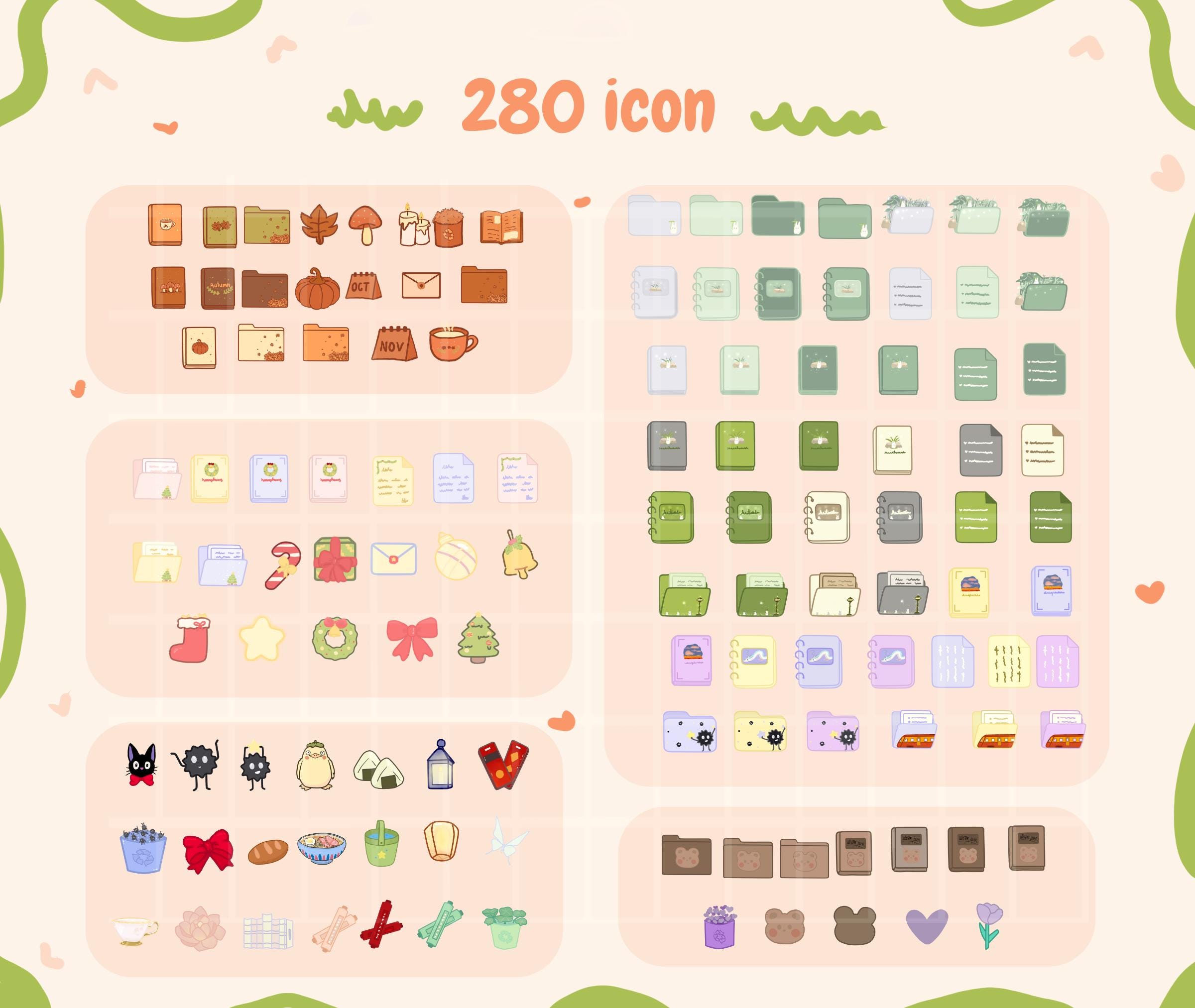 280 Icon | Desktop Icons Collection | Icon Collection | Cozy Icon| Cute ...