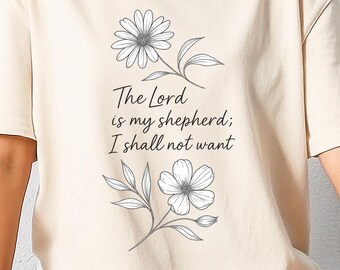 The Lord Is My Shepherd Svg, Christian Svg, Religious Svg, Scripture Svg, Bible Verse Svg, Jesus Png, Faith Png, God Svg, Bible Shirt Png