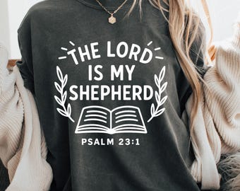 The Lord Is My Shepherd Png, Christian Svg, Religious Svg, Scripture Svg, Bible Verse Svg, Jesus Png, Faith Png, God Svg, Religious Png