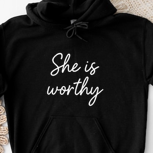 She Is Worthy Png, Christian Svg, Religious Svg, Scripture Svg, Bible Verse Svg, Jesus Png, Faith Png, God Svg, Bible Shirt Png, Pray Svg