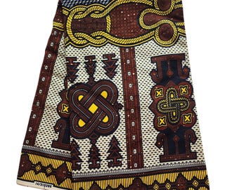 Tela africana para coser, tela Ankara, tela africana cortada a medida, tela africana estampada, tela Ankara, estampado de cera, Ankara en 6 yardas
