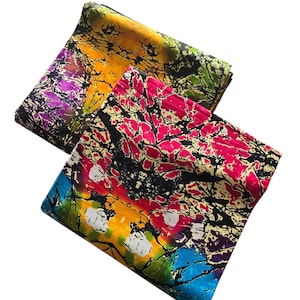 African Ankara Fabric, African Fabric by the yard, African Print Fabric, Ankara Fabric, Pink Fabric, Batik Tye-Dye Fabric, Wax Print Fabric