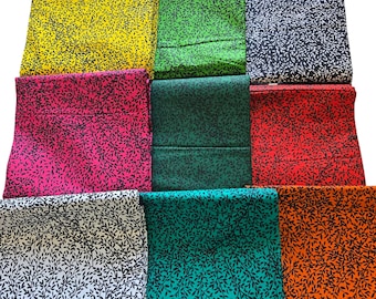 Afrikaanse Ankara-stof, Afrikaanse stof op maat gesneden, Afrikaanse printstof, Ankara-stof, bruine stof, veelkleurige stof. Afrikaanse kleding