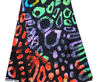 Black, Red and Blue African Ankara Fabric, African Fabric by the yard, African Print Fabric, Ankara Fabric, Wax Print, Fabric, 100% Cotton
