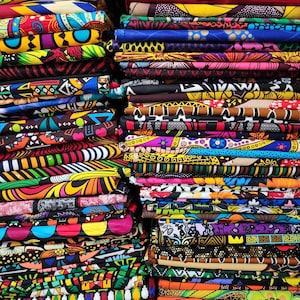 African Fabric Craft Set, Ankara Fabric Cuts, Ankara Fabric Bundle, Randon Fat Eighth, Random Fat Quarters, Quilt Fabric
