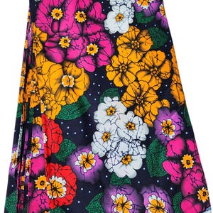 Multicolor African Ankara Fabric, African Fabric by the yard, African Print Fabric, Ankara Fabric, Black and Yellow Fabric