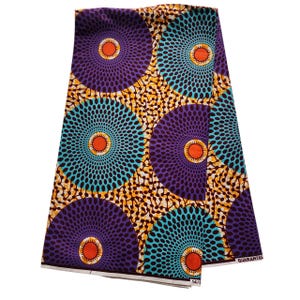 African Ankara Fabric, African Fabric by the yard, African Print Fabric, Ankara Fabric, Ankara in yards, Multicolor Fabric. African Clothing image 8
