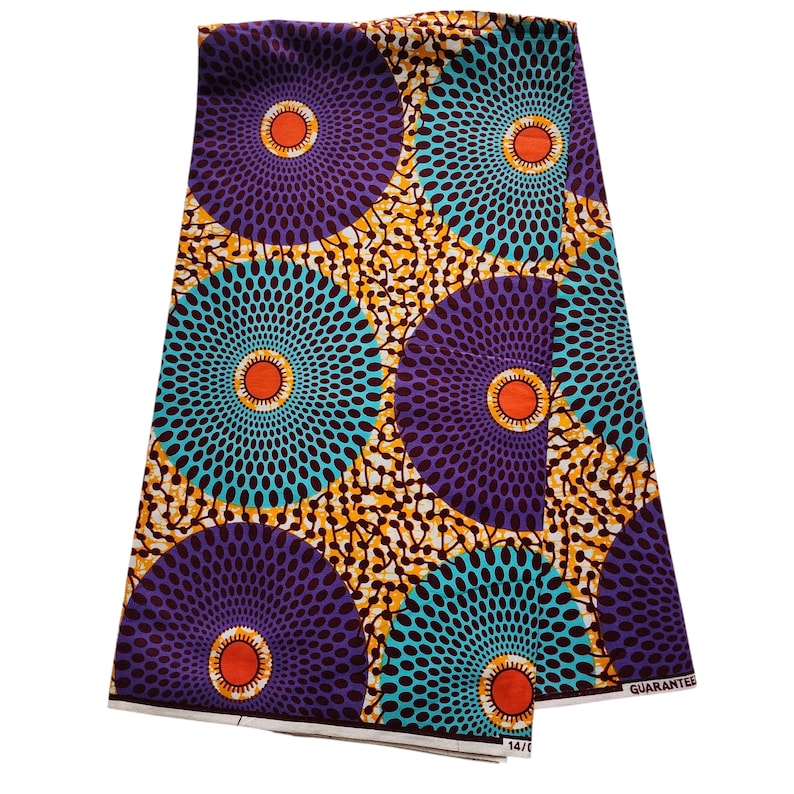 African Ankara Fabric, African Fabric by the yard, African Print Fabric, Ankara Fabric, Ankara in yards, Multicolor Fabric. African Clothing image 8