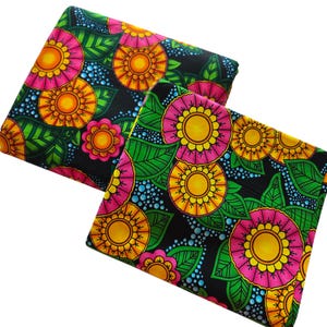 African Ankara Fabric, African Fabric by the yard, African Print Fabric, Ankara Fabric, Brown Fabric, Multicolor Fabric. African Clothing