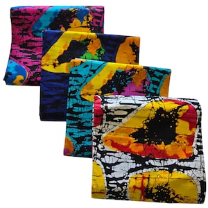 African Ankara Fabric, African Fabric by the yard, African Print Fabric, Ankara Fabric, Brown Fabric, Multicolor Fabric. African Clothing