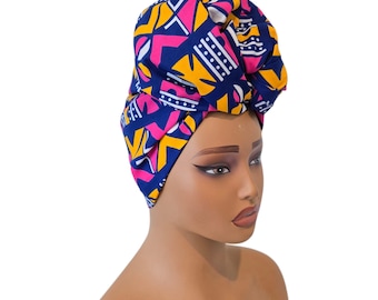 Pink and Purple Headwrap, African Print Headwrap, Ankara Headwrap, Headtie, Pink Headwrap, Ankara Headband, Natural Hair, Scarf, Ankara