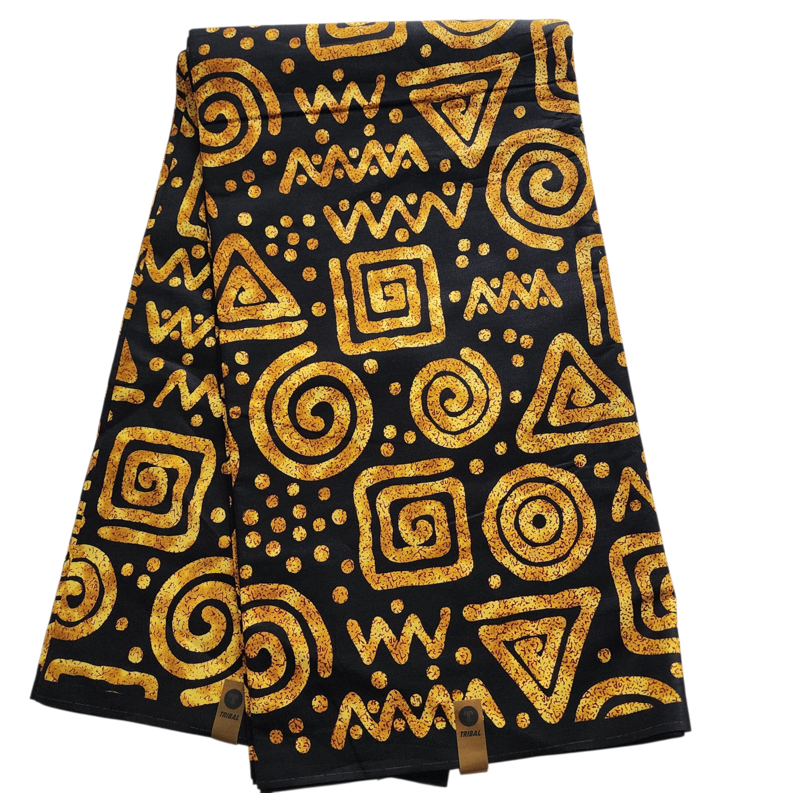 Gold and Black African Dress - Etsy