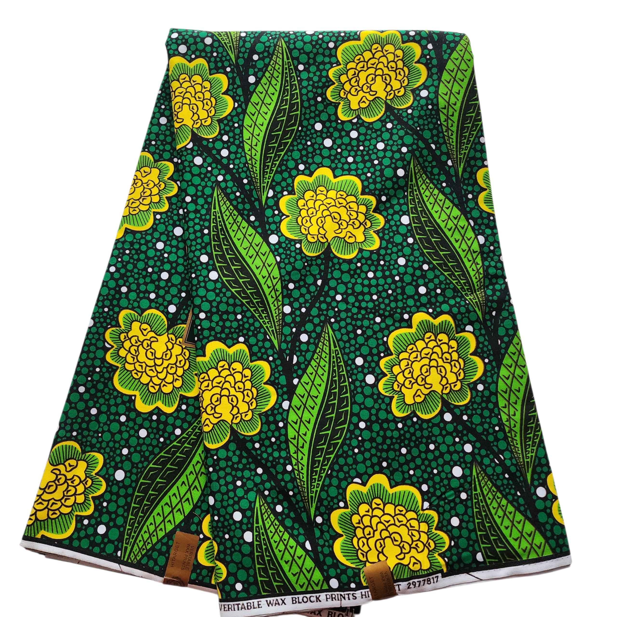 Yellow and Green African Dress - Etsy