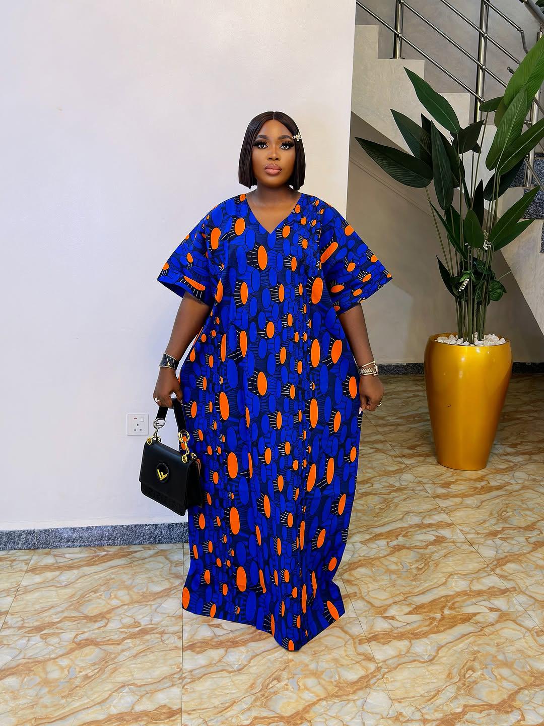 Ankara Loose Dress - Etsy