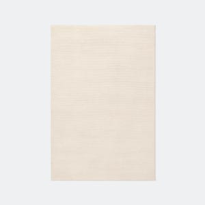 10x14 area rug Sky wool rug Carpets for bedroom Handwoven Wool Rug with Subtle Texture. Almond
