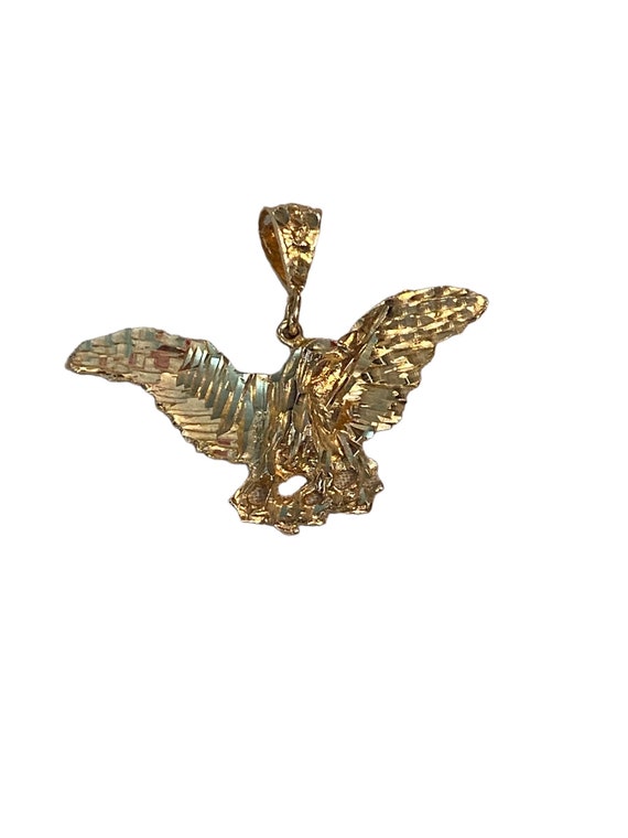 14k gold eagle pendant/charm new