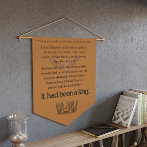 Book Nook Pennant Sign / Throne of Glass Inspired Home Decor