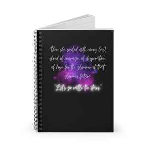 Queen of Shadows Spiral Notebook / Aelin Ashryver Galathynius